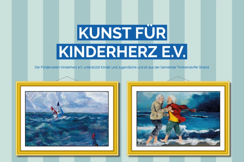 Ankündigungsbild Kunst für Kinderherz e.V.