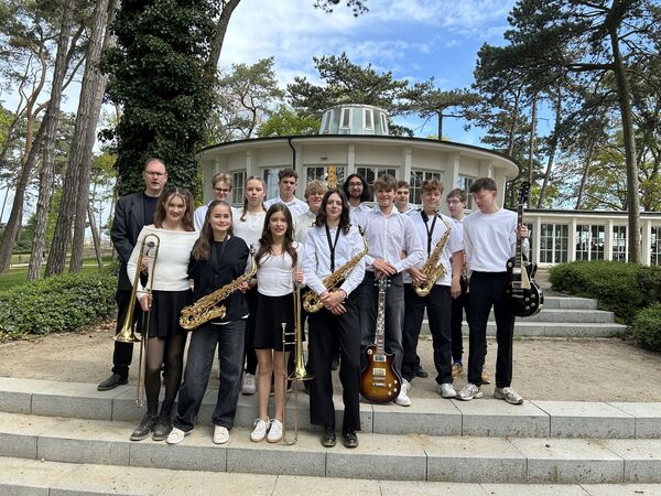 Musikalischer Auftakt zur JazzBaltica mit der OGT Big Band vom Ostsee-Gymnasium Timmendorfer Strand