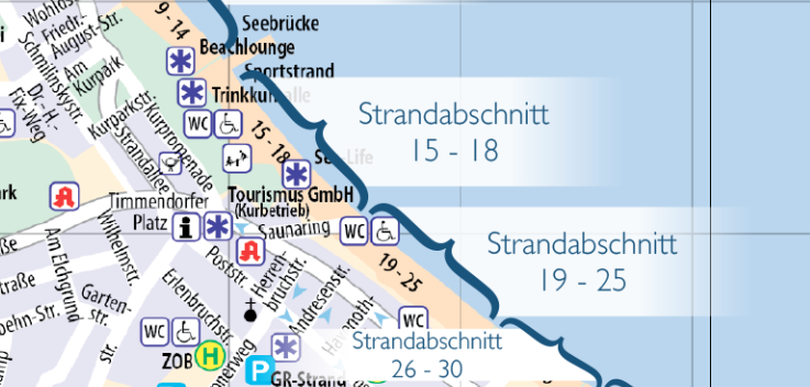 Lübecker Bucht: Strandabschnitte 15-24