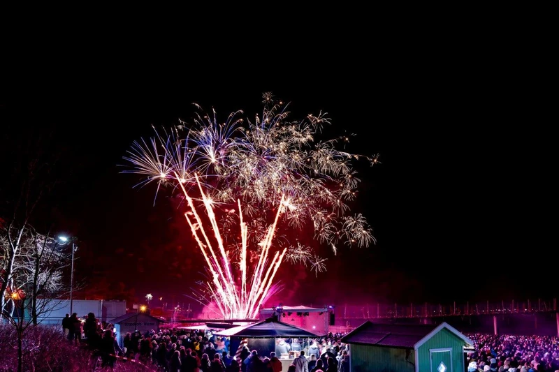 Foto von einem Feuerwerk