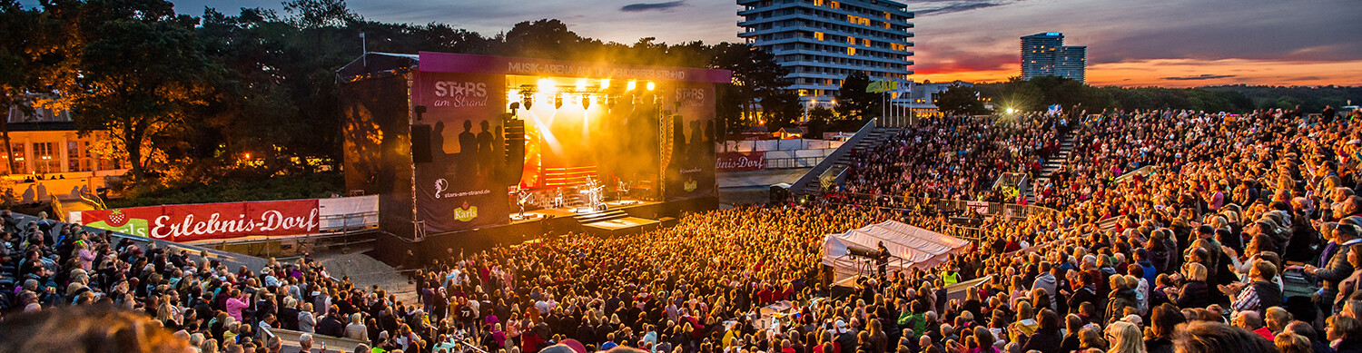 Musik Arena am Strand