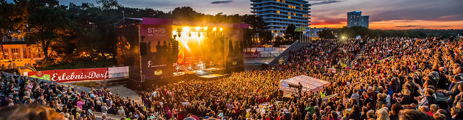 Musik Arena am Strand