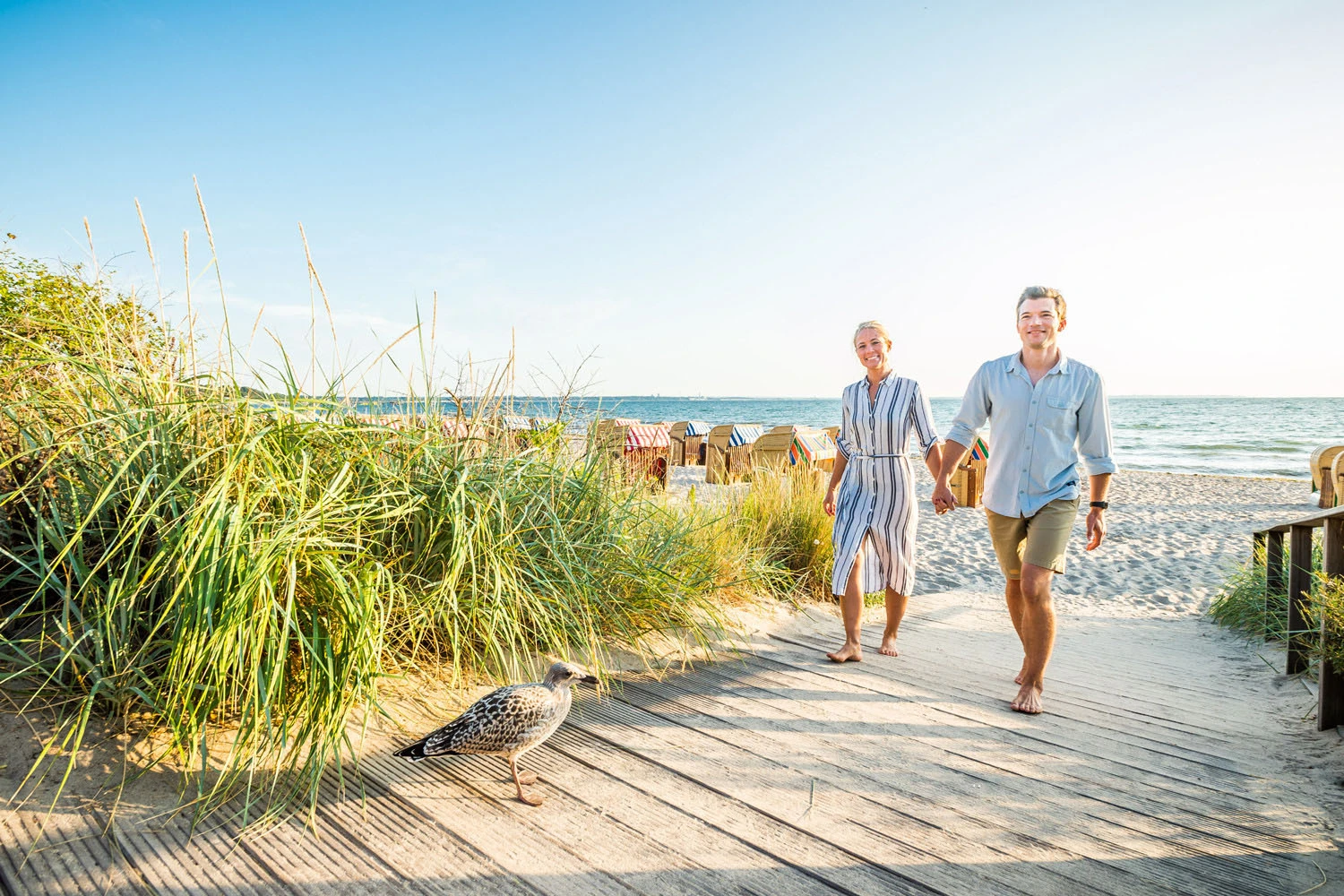 Strandaufgang in Timmendorfer Strand und Niendorf Ostsee