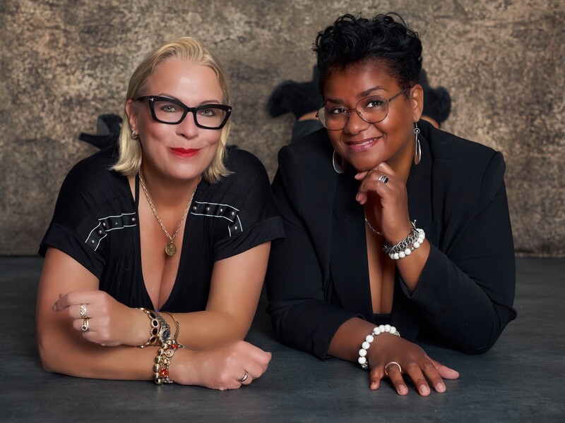 Auf dem Bild zu sehen sind Tanja Pahrmann und Tamara Kruin