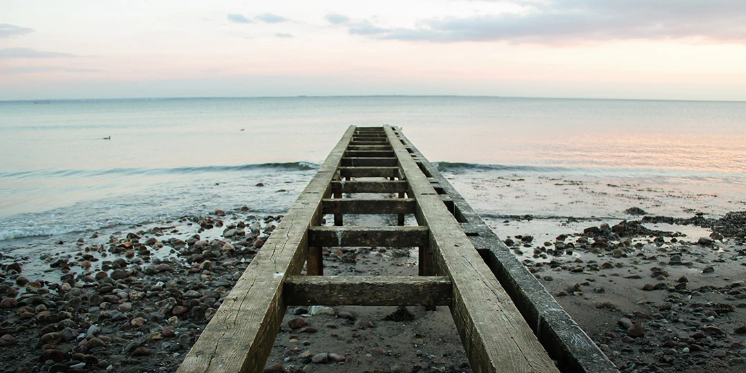 Bohlenweg am Brodtener Steilufer