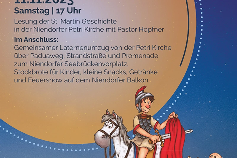 Plakat für den Martinsritt