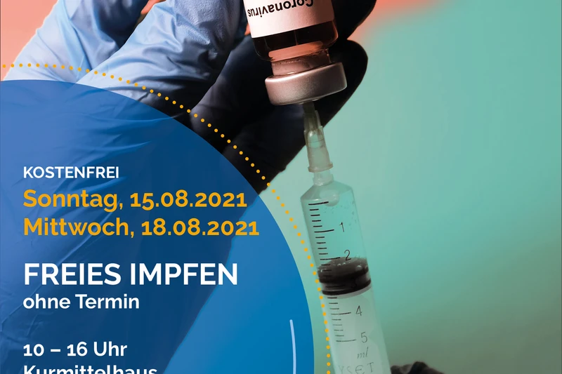 Flyer Titelblatt Freies Impfen ohne Termin