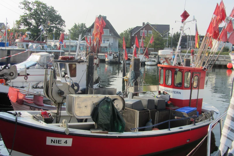 Schiffkutter im Niendorfer Hafen