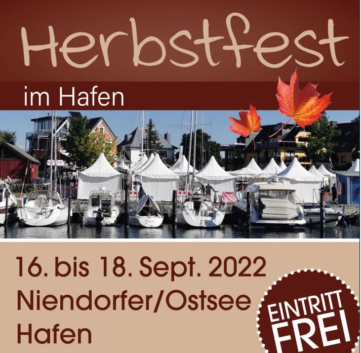 Herbstfest im Hafen in Niendorf am 16.-18.09.2022